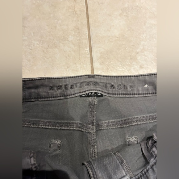 Men’s American eagle grey slim fit jeans size 36x32 - Picture 5 of 10